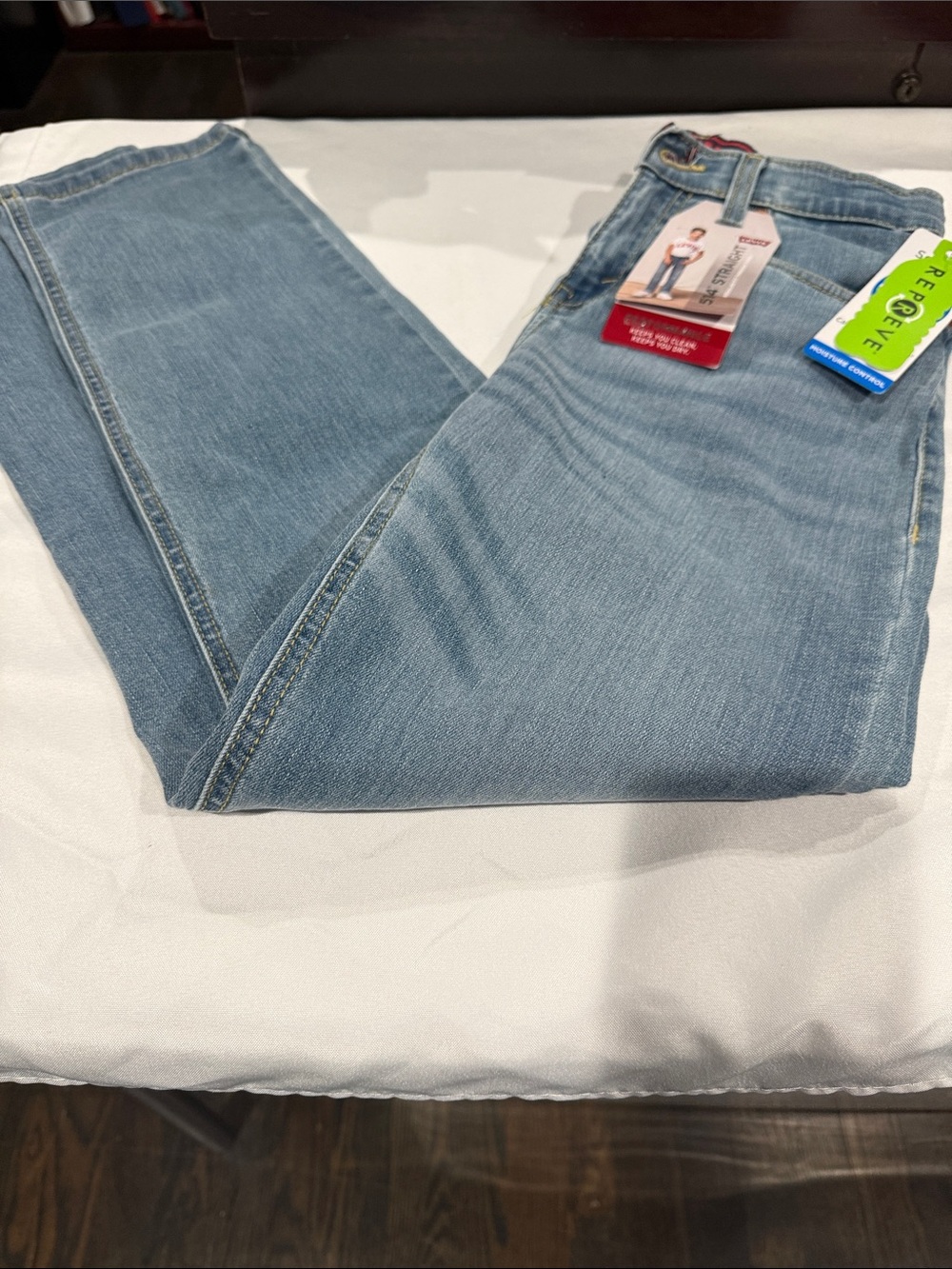 Levi's Light Blue 514 Straight Jeans